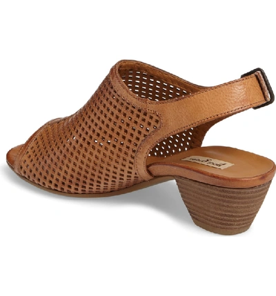 Shop Paul Green Lois Slingback Sandal In Cuoio Leather