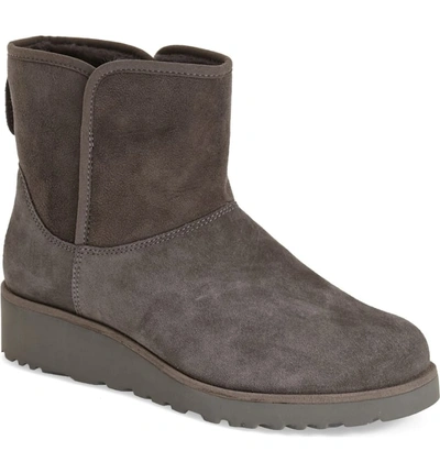 Shop Ugg Kristin - Classic Slim In Grey Suede