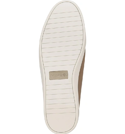 Shop Vince Vero Sneaker In Warm Taupe Matte Leather