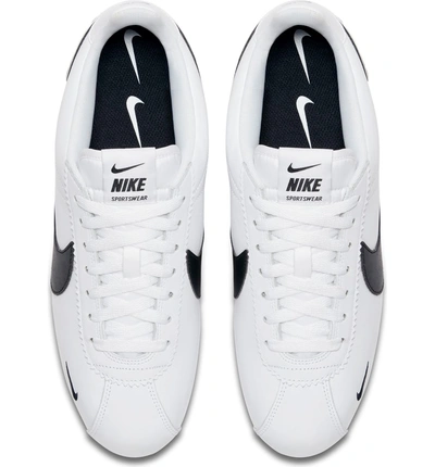 Shop Nike Classic Cortez Premium Sneaker In White/ Black