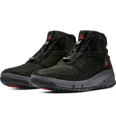 Shop Nike Acg Ruckel Ridge Sneaker In Black/ Black Geode Teal