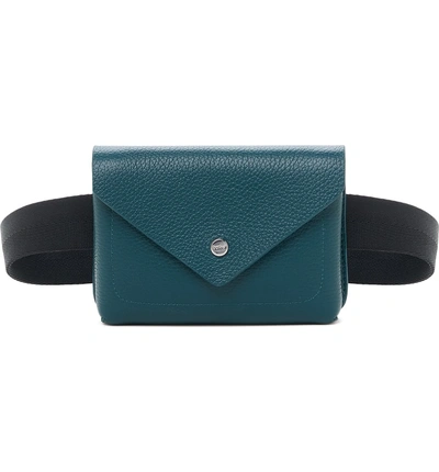 Shop Botkier Vivi Calfskin Leather Belt Bag - Green In Emerald