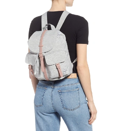 Shop Herschel Supply Co X-small Dawson Backpack - Grey In Light Grey/ Ash Rose/ Black