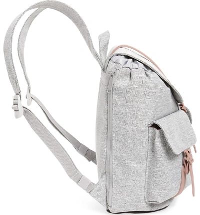 Shop Herschel Supply Co X-small Dawson Backpack - Grey In Light Grey/ Ash Rose/ Black