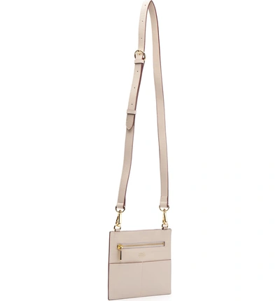Shop Frances Valentine Small Chloe Leather Satchel - Beige In Oyster/ Multi