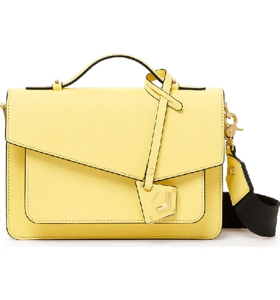 Shop Botkier Cobble Hill Leather Crossbody Bag - Yellow In Butter
