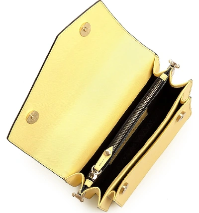 Shop Botkier Cobble Hill Leather Crossbody Bag - Yellow In Butter