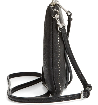 Shop Rebecca Minkoff Jon Studded Leather Crossbody Bag - Black