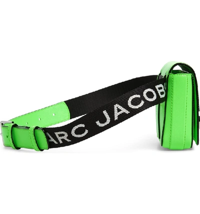 Shop Marc Jacobs Hip Shot Convertible Crossbody Bag - Green In Bright Green