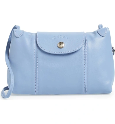 Cloth crossbody bag Longchamp Blue in Cloth - 22184047