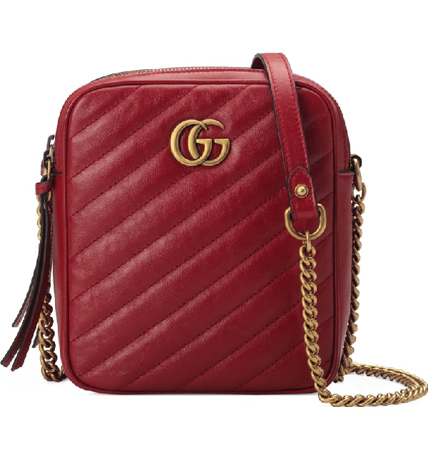 gucci red small sling bag