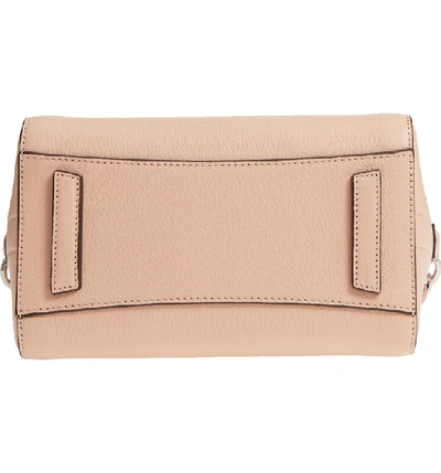 Shop Givenchy 'mini Antigona' Sugar Leather Satchel - Beige In Powder