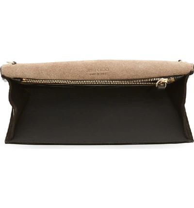 Shop Jimmy Choo Emmie Patent Clutch In Black