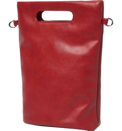 Shop Urban Originals Collector Vegan Leather Crossbody Bag In Red