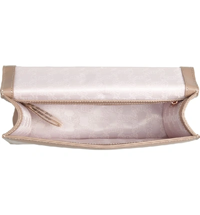Shop Ted Baker Lilyiah Bow Convertible Crossbody Bag - Beige In Taupe