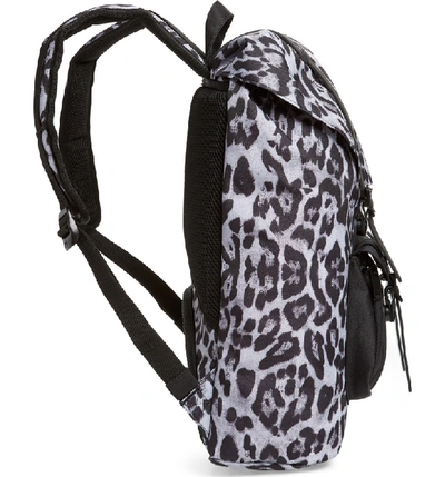 Shop Herschel Supply Co Little America - Mid Volume Backpack - Black In Snow Leopard/ Black