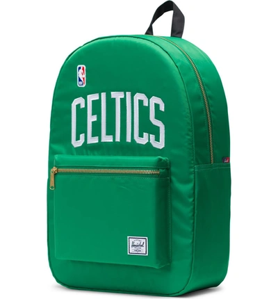 Shop Herschel Supply Co Settlement - Nba Champion Backpack - Green In Boston Celtics