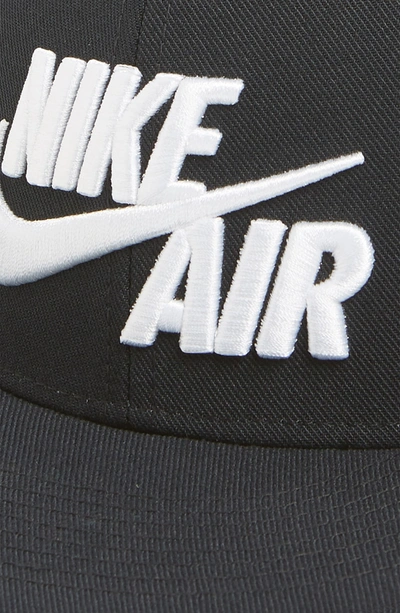 Shop Nike Air True Snapback Baseball Cap - Black