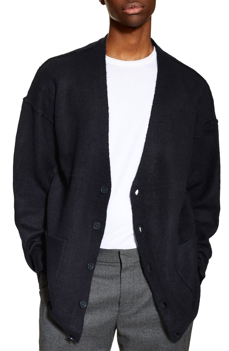 topman mens cardigans