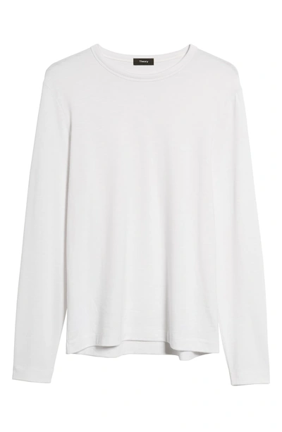 Shop Theory Gaskell Slim Fit Long Sleeve T-shirt In White