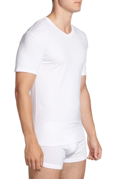 Shop Calvin Klein 2-pack Stretch Cotton T-shirt In White