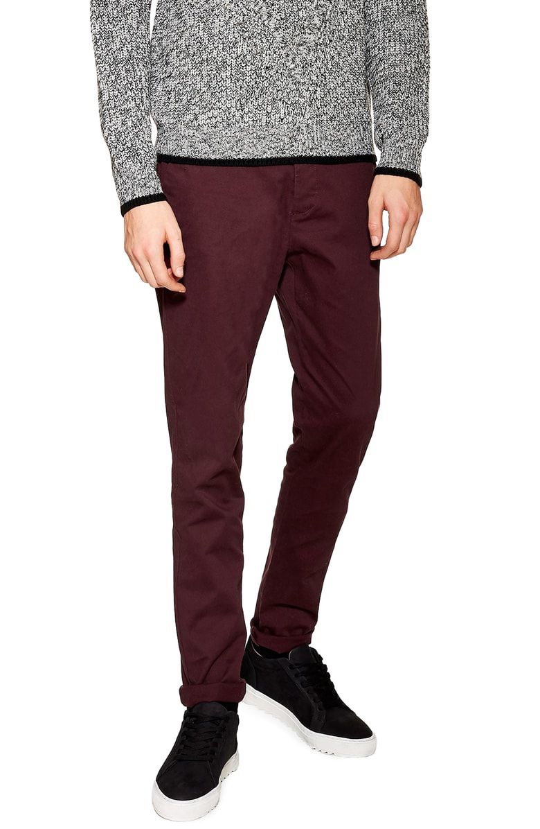 stretch skinny chinos topman