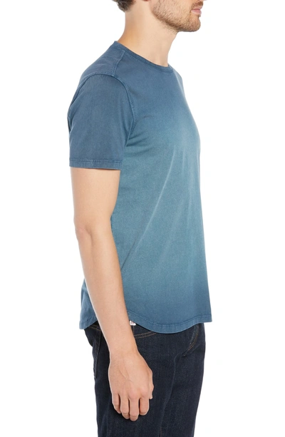 Shop John Varvatos Slim Fit Ombre T-shirt In Beluga Blue