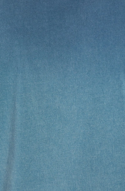 Shop John Varvatos Slim Fit Ombre T-shirt In Beluga Blue