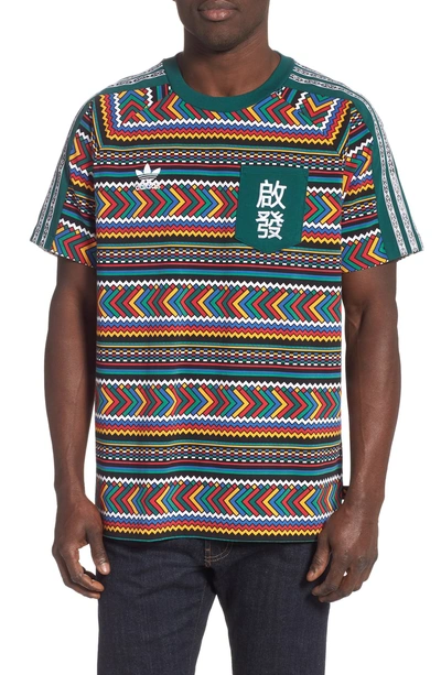 Adidas Originals Men's X Pharrell Williams Solarhu Printed Pocket T-shirt  In Multicolor | ModeSens