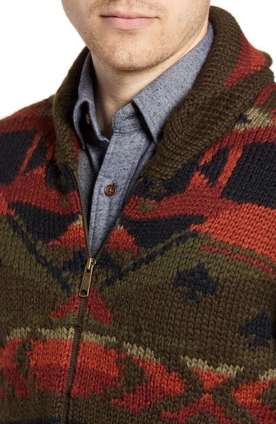 Faherty winter top woods cardigan