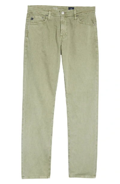 Shop Ag Everett Sud Slim Straight Fit Pants In Sulfur Dry Cypress