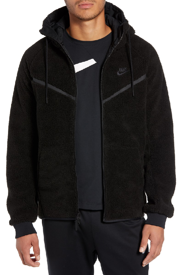 nike jacket furry