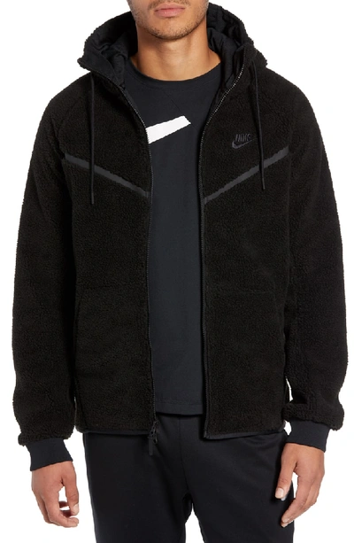 Nike Tech Icon Fleece Zip Hoodie In Black/ Black | ModeSens