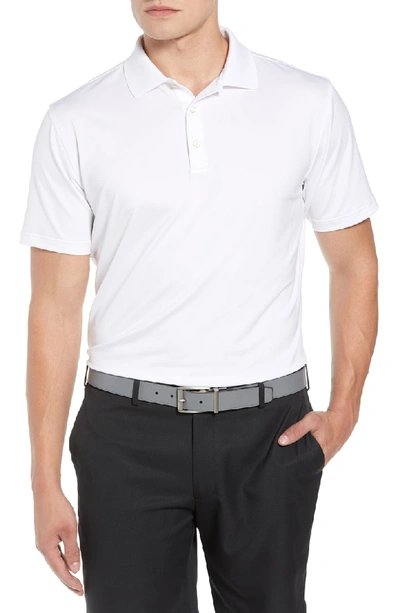 Shop Peter Millar Stretch Jersey Performance Polo In White