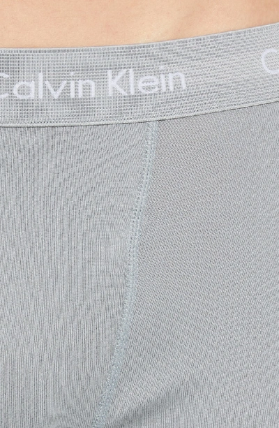 Shop Calvin Klein 3-pack Boxer Briefs In Dover Blue/ Plum/ Monument