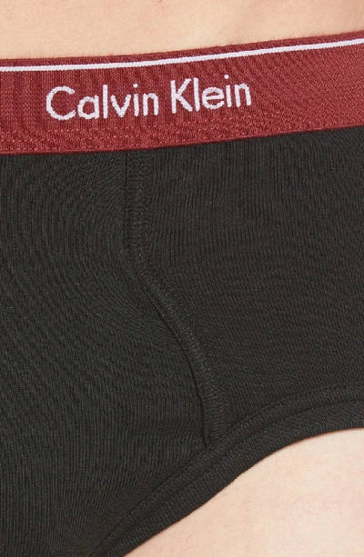 Shop Calvin Klein 4-pack Cotton Briefs In Black W/ Multi Wb
