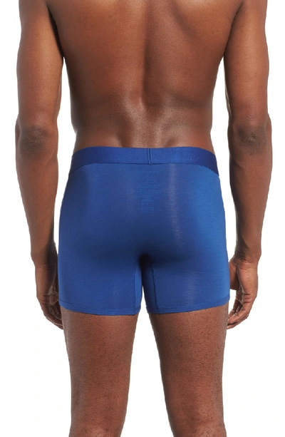 Shop Tommy John Cool Cotton Trunks In Blue