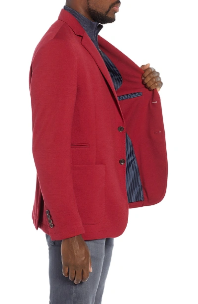 Shop Bugatchi Solid Sport Coat In Crimson