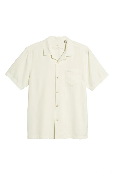 Shop Tommy Bahama Royal Bermuda Silk Blend Camp Shirt In Continental