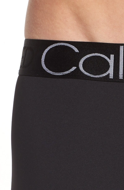 Shop Calvin Klein Low-rise Trunks In Black