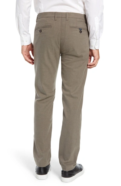 Shop Ted Baker Semplin Slim Fit Brushed Trousers In Natural