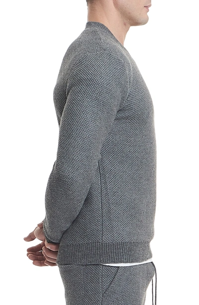 Shop Goodlife Slim Fit Crewneck Sweater In Heather Grey