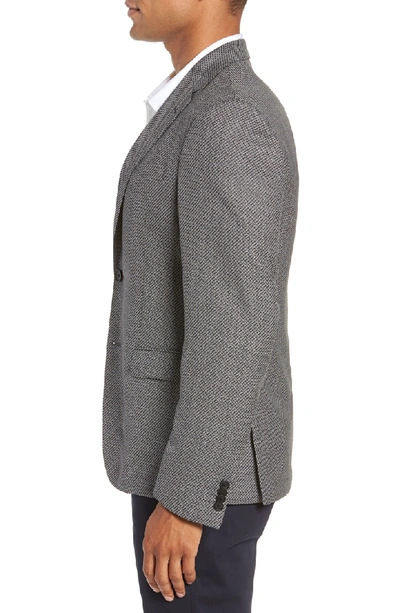 Shop Hugo Boss Nobis Trim Fit Houndstooth Wool Sport Coat In Grey