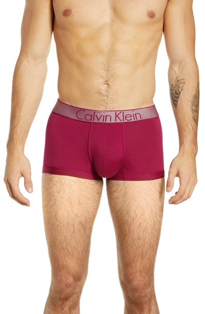 Shop Calvin Klein Customized Stretch Low Rise Trunks In Maggie