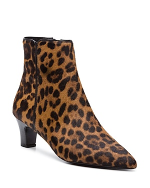 cheetah print booties