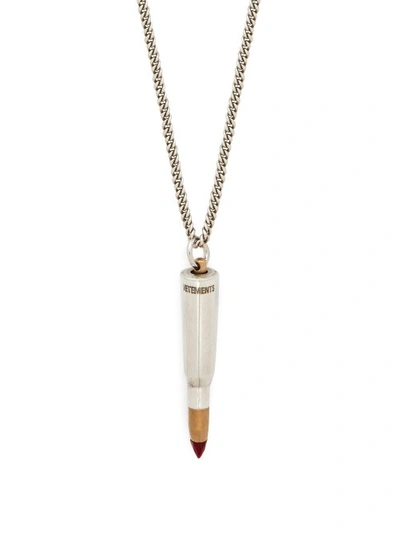 Vetements bullet best sale necklace