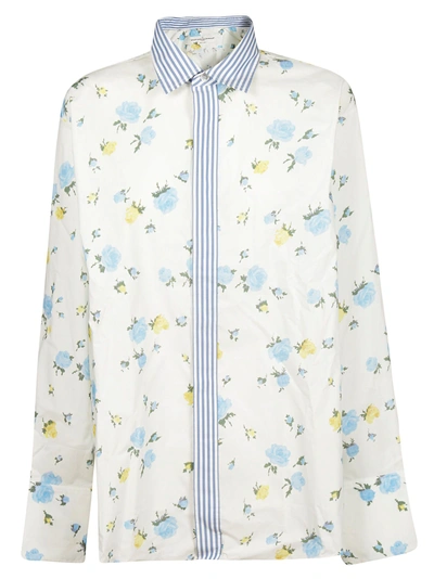 Shop Golden Goose Jessie Shirt In Vanilla Flowers