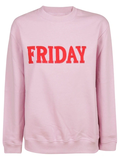 Shop Alberta Ferretti Friday Sweatshirt In Pink