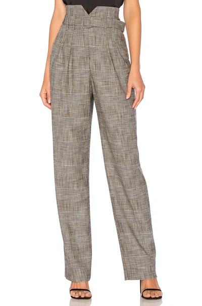 Shop Rebecca Taylor Plaid Pant In Gray