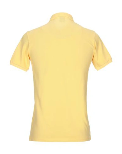 Shop Aspesi Polo Shirt In Yellow